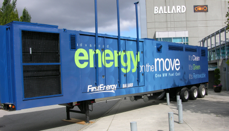 FirstEnergy Ballard utility-scale hydrogen-powered fuel cell