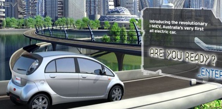 Mitsubishi i-MiEV electric vehicles, fast charging, Australia