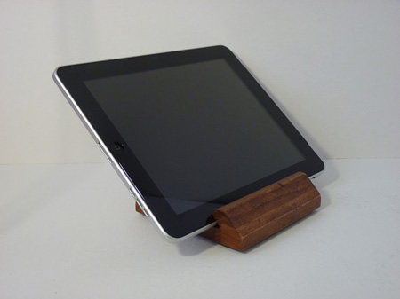 iPad TV Stand Wood