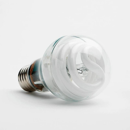 GE Hybrid Halogen-CFL bulb
