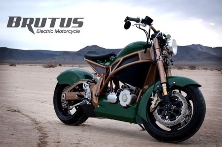 Brutus electric motorcycle goes retro