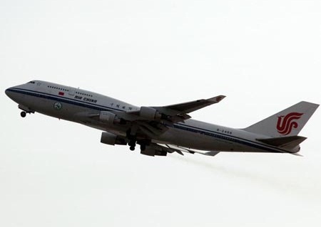 airchina biofuel flight, China, Air China, Boeing