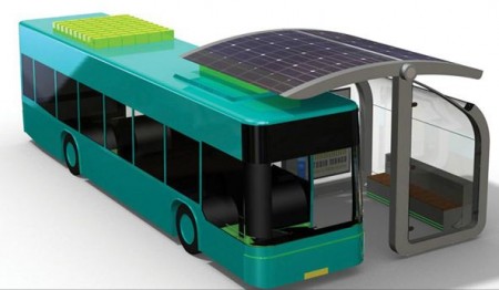 Solar Curve Bus Stop