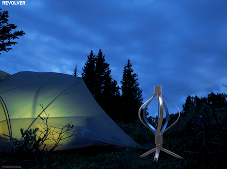 Revolver portable wind turbine