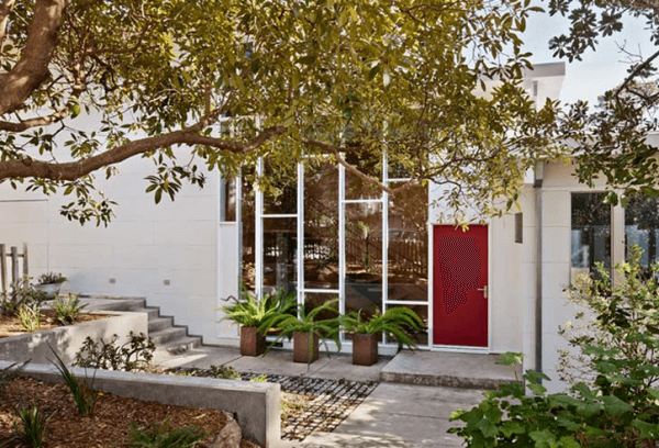 Burnett Residence outside