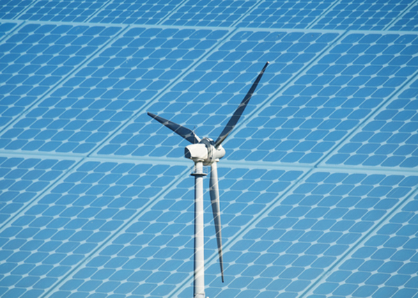 Solar power, Wind power Solar power, wind power