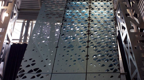 Image of Zahner's demonstration Tessellate panels via WorksBureau