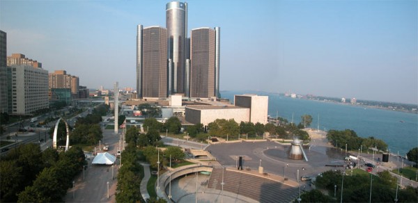 Hart Plaza, as it looks today. Image via DetroitYES.