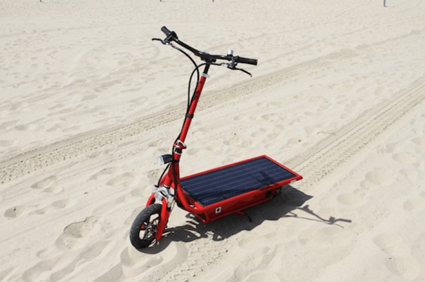 Solar Electric Scooter