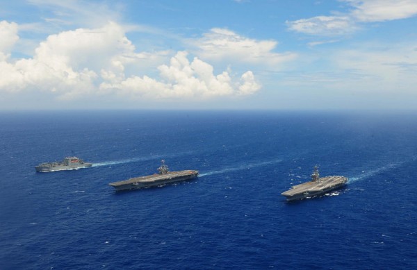 US Navy Great Green Fleet Biofuel Vessels