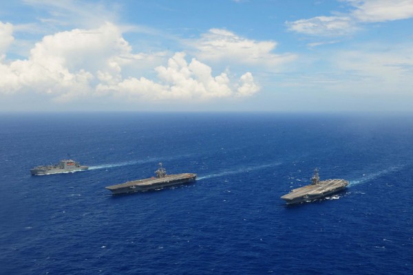 US Navy Great Green Fleet Biofuel Vessels