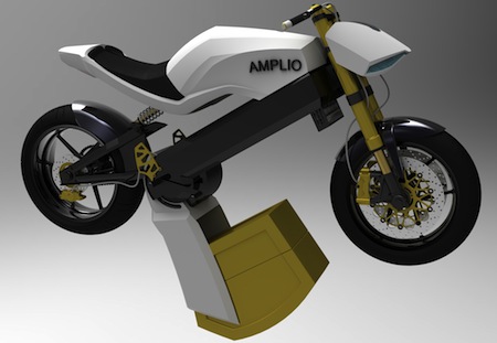 Electric Motorcycle Has A Switchable Battery | EarthTechling