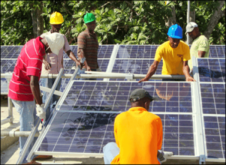 Haiti solar installers