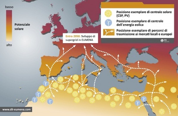 desertec map Desertec