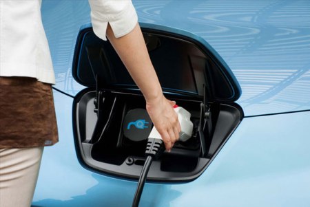 Nissan Leaf Charging Nissan Leaf Charging