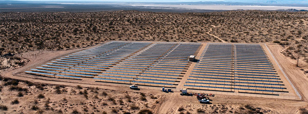 Edwards Air Force Base Borrego solar installation