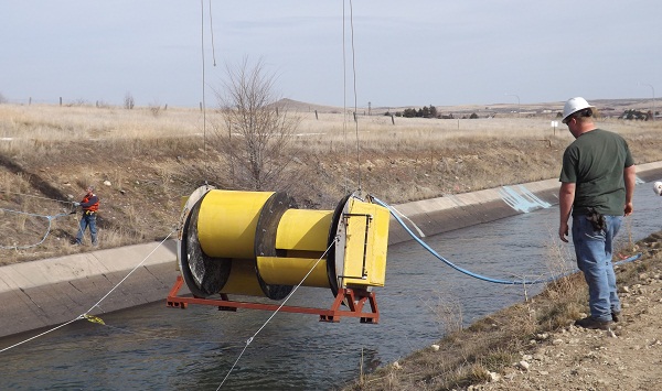 hydroelectric turbine inside