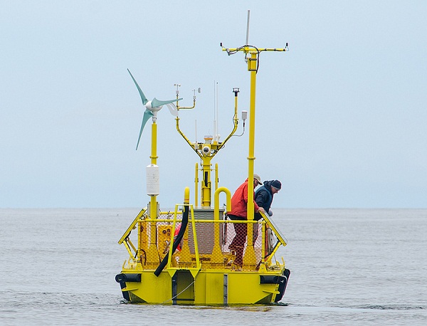 wave energy device test, ocean sentinel, oregon