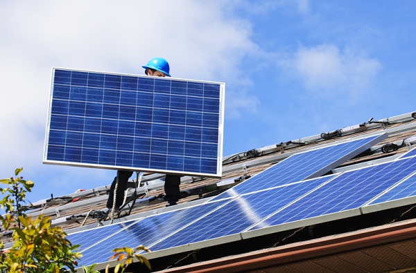 solar panel installation