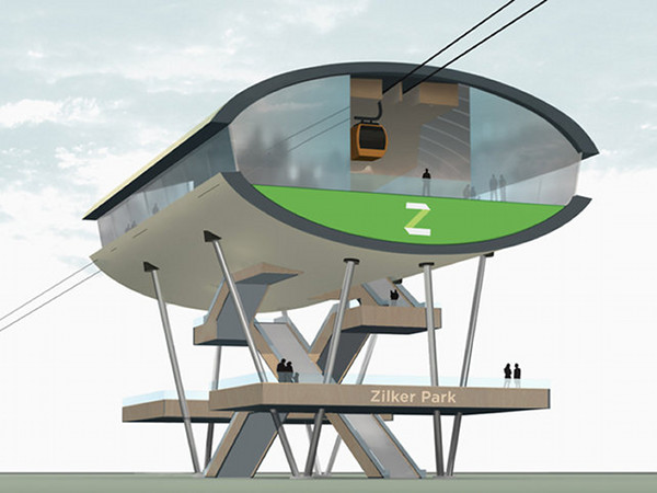 Wire aerial tram, Austin