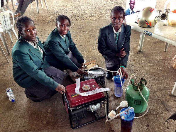 Maker Faire Africa Pee Powered Generator