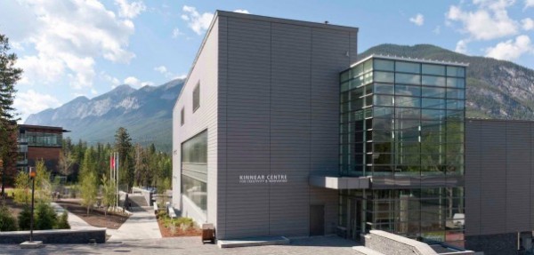 The LEED Gold-certified Kinnear Centre for Creativity & Innovation at The Banff Centre. Image by Laura Vanags via The Banff Centre.