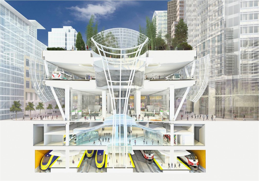 Transbay Transit Section View