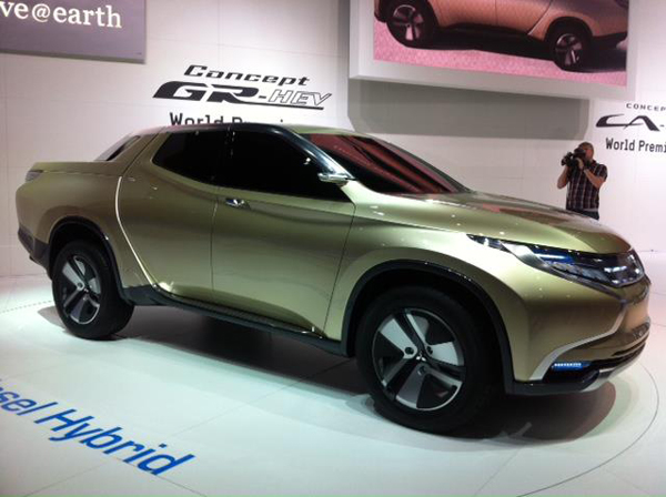 Mitsubishi GR-HEV at 2013 Geneva Auto Show (image via Mitsubishi Motors)