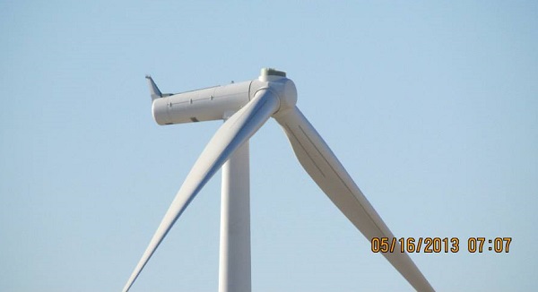 ocotillo turbine blade throw