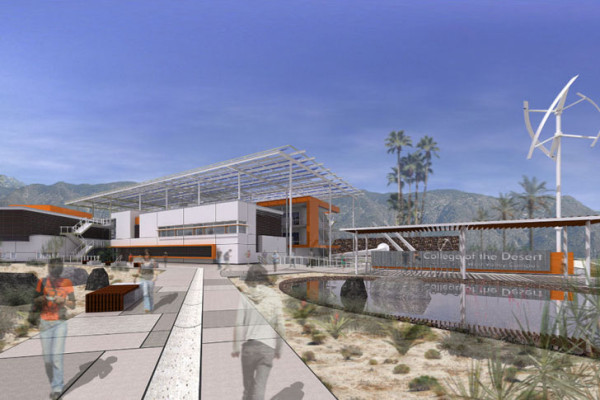 Artist's rendering of the planned West Valley campus that will cater to 3,400 students. Image via HGA Architects and Engineers.