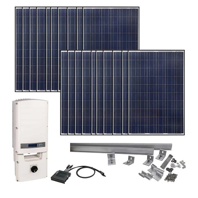 Grape Solar 5830 W Grid-Tied Solar Kit