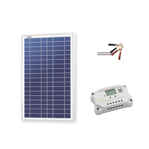 Newpowa 30 W Solar Panel with Charge Controller
