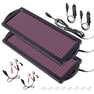 POWOXI 1.8 W Solar Battery Charger