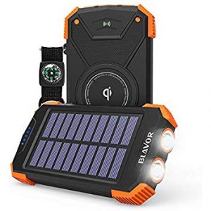 BLAVOR Solar Power Bank and Charger