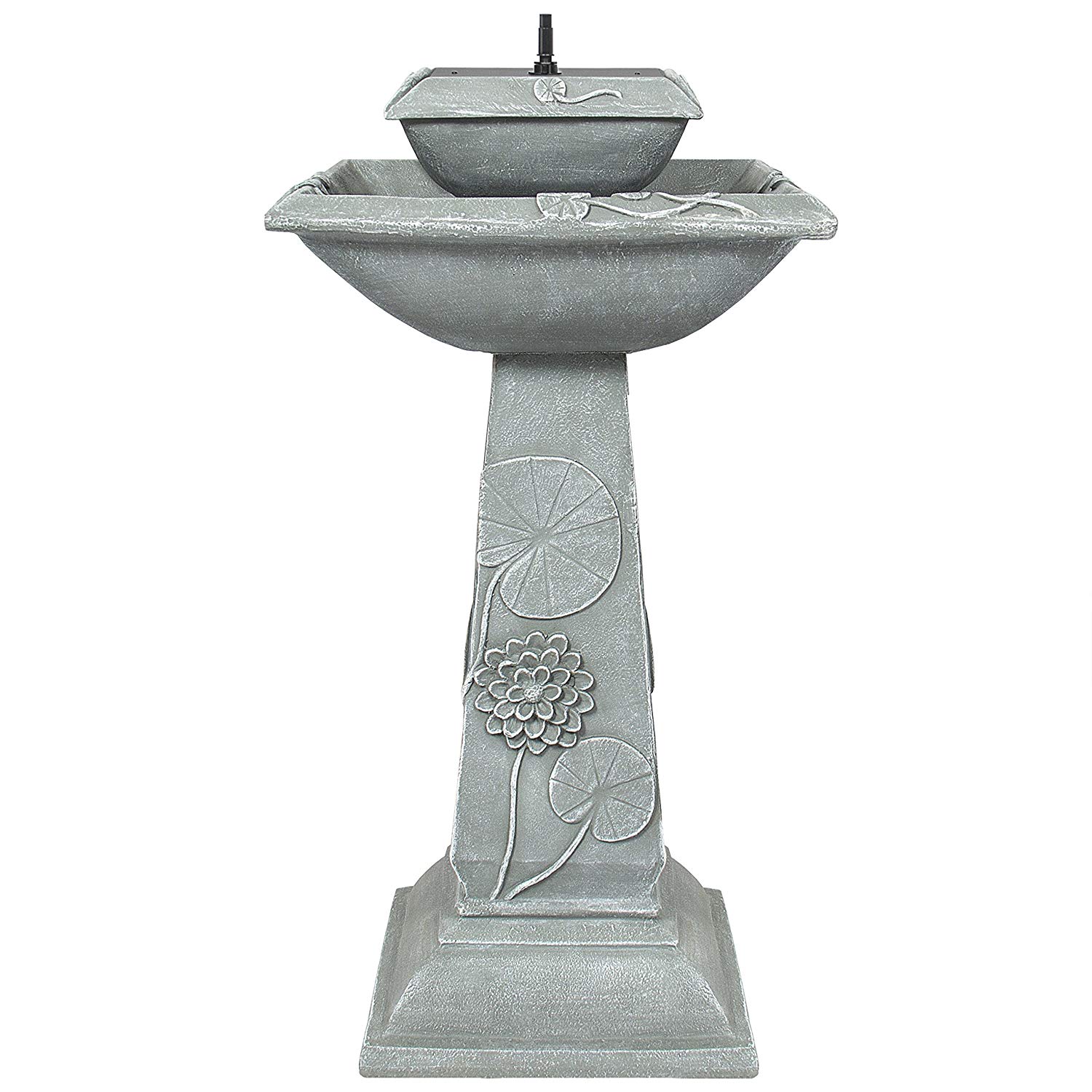 Solar Bird Bath Fountain Water Features Best Decorations