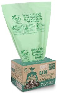 UNNI ASTM D6400 100% Compostable Trash Bags