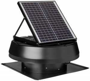 iLIVING Smart Exhaust Solar Roof Attic Exhaust Fan