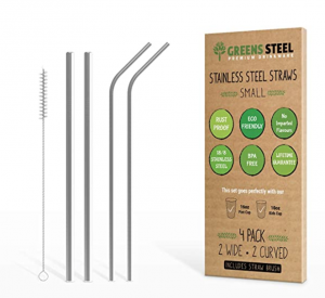 Greens Steel Stainless Steel Straws