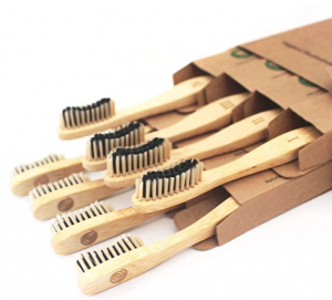 Bamboozled Charcoal Bristle Bamboo Toothbrushes