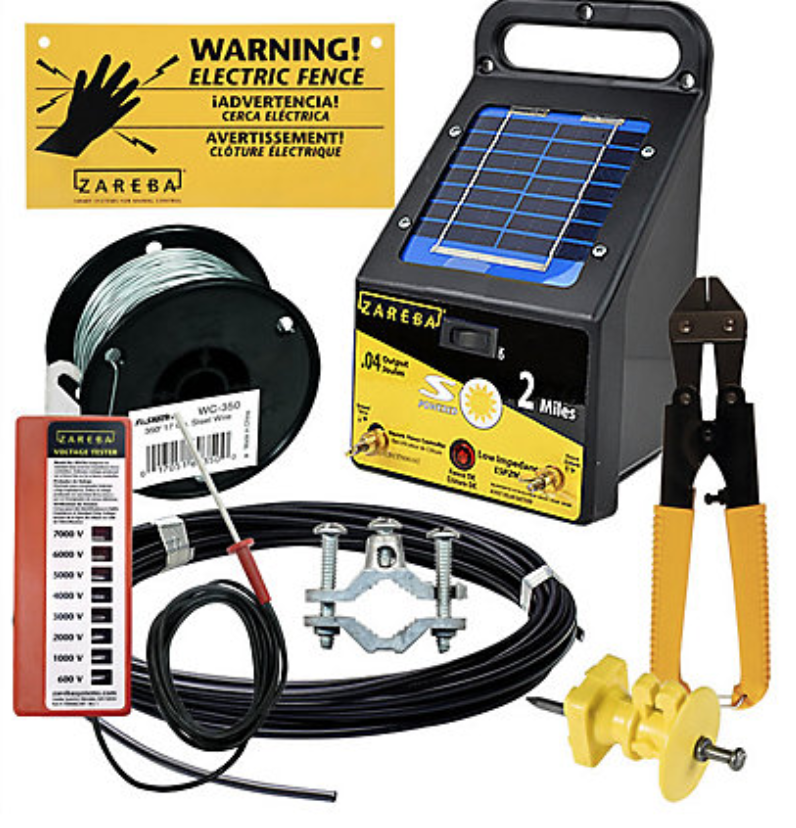 Zareba Deluxe Solar Garden Protection Kit