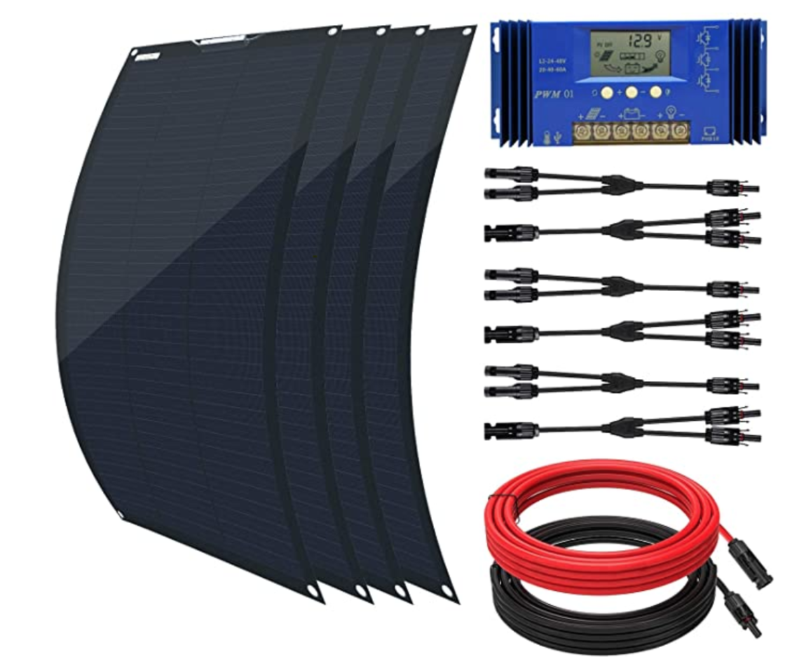 ECO-WORTHY 400W Flexible Solar Panel Kit