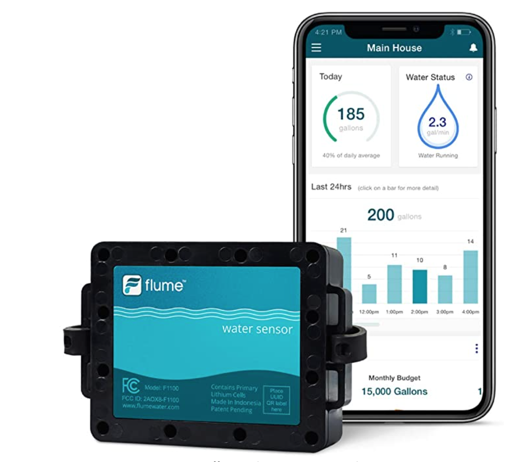 flume smart water flow monitor