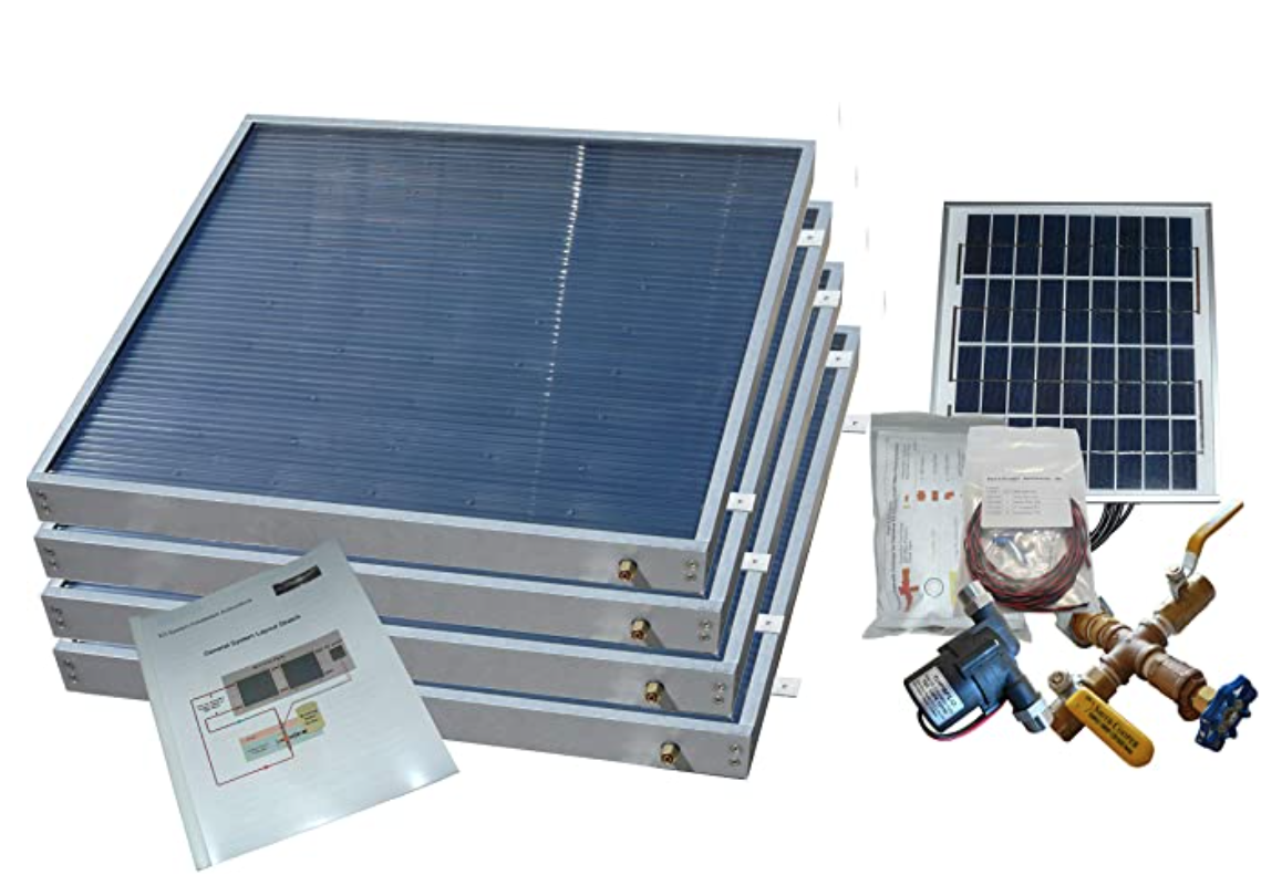 Heliatos Hybrid Complete Solar Water Heater Kit